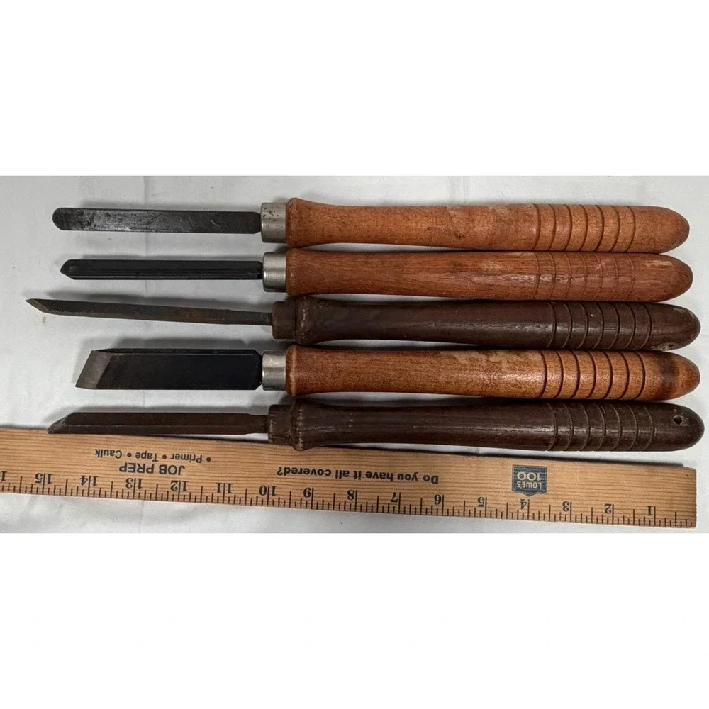 Craftsman Wood Lathe Chisel Set 5pc Professional USA
